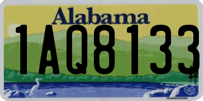 AL license plate 1AQ8133