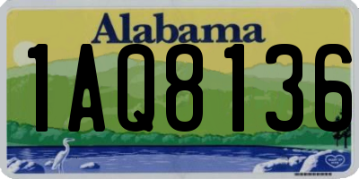 AL license plate 1AQ8136