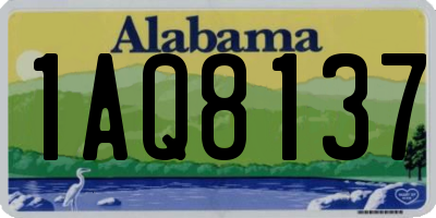 AL license plate 1AQ8137