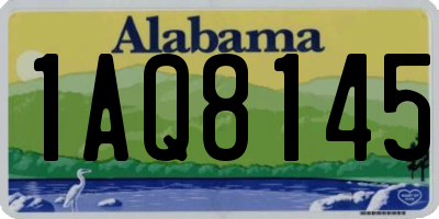 AL license plate 1AQ8145