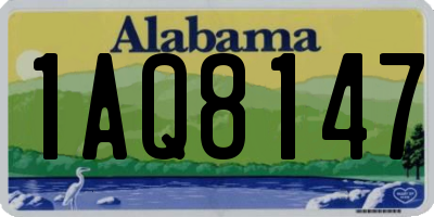 AL license plate 1AQ8147