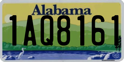 AL license plate 1AQ8161
