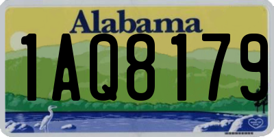AL license plate 1AQ8179