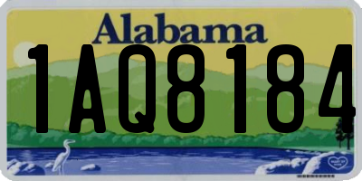 AL license plate 1AQ8184