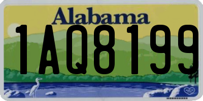 AL license plate 1AQ8199