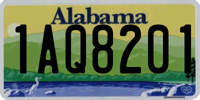 AL license plate 1AQ8201