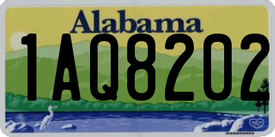 AL license plate 1AQ8202