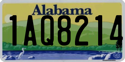 AL license plate 1AQ8214