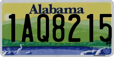 AL license plate 1AQ8215