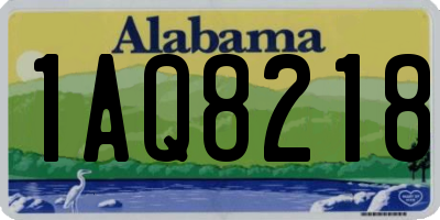 AL license plate 1AQ8218