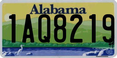 AL license plate 1AQ8219