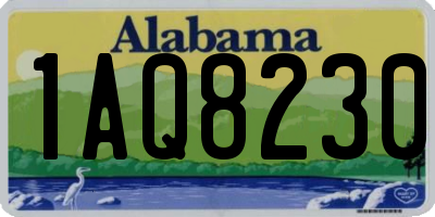 AL license plate 1AQ8230