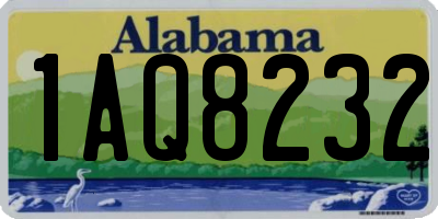 AL license plate 1AQ8232