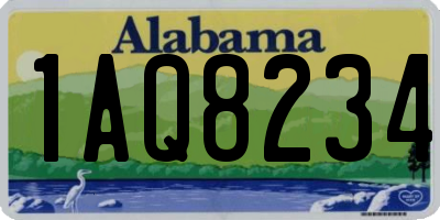 AL license plate 1AQ8234