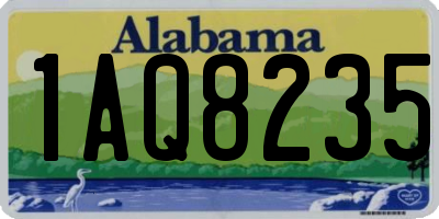 AL license plate 1AQ8235