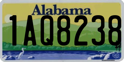 AL license plate 1AQ8238