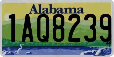 AL license plate 1AQ8239