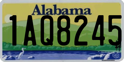 AL license plate 1AQ8245