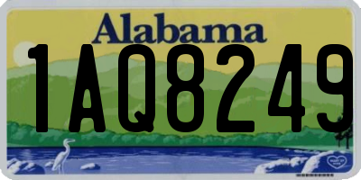 AL license plate 1AQ8249