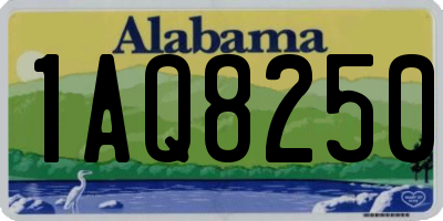 AL license plate 1AQ8250