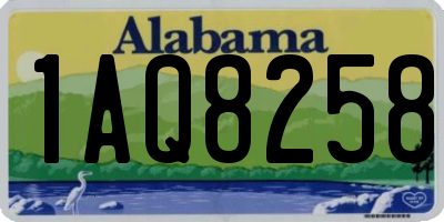 AL license plate 1AQ8258