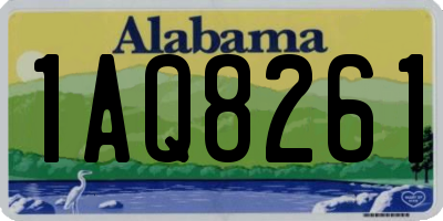 AL license plate 1AQ8261