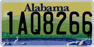 AL license plate 1AQ8266