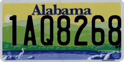 AL license plate 1AQ8268