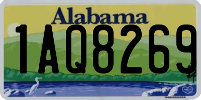 AL license plate 1AQ8269