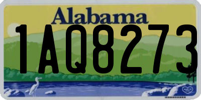 AL license plate 1AQ8273