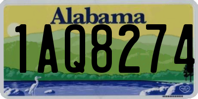 AL license plate 1AQ8274
