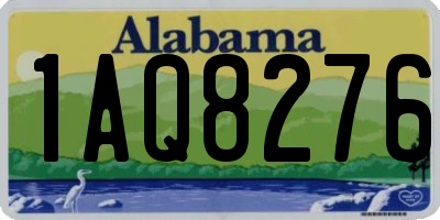 AL license plate 1AQ8276