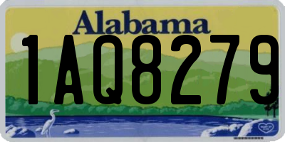 AL license plate 1AQ8279