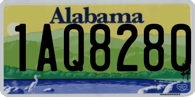 AL license plate 1AQ8280