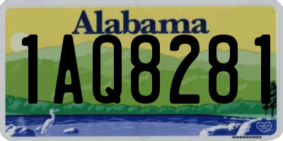 AL license plate 1AQ8281