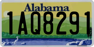 AL license plate 1AQ8291