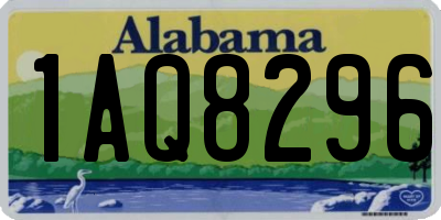 AL license plate 1AQ8296