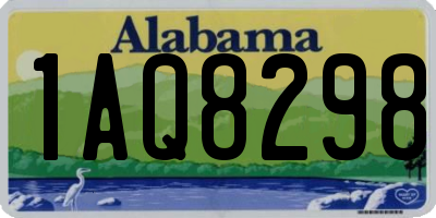 AL license plate 1AQ8298