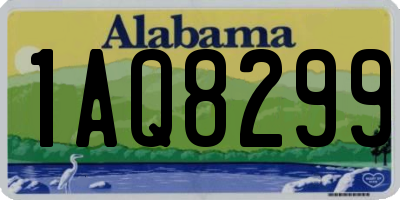AL license plate 1AQ8299