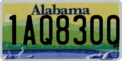 AL license plate 1AQ8300