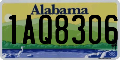 AL license plate 1AQ8306
