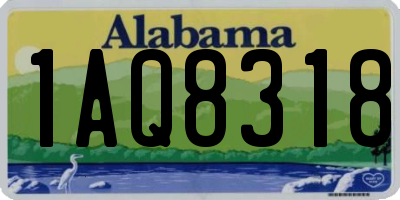 AL license plate 1AQ8318