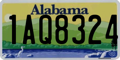 AL license plate 1AQ8324