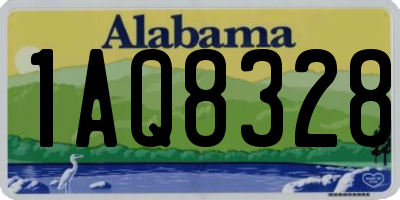 AL license plate 1AQ8328