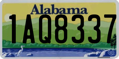 AL license plate 1AQ8337
