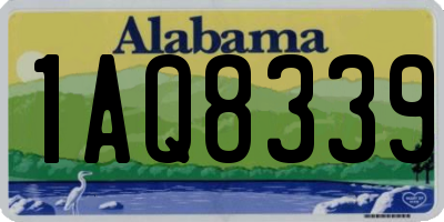 AL license plate 1AQ8339