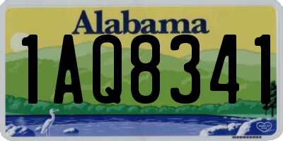 AL license plate 1AQ8341