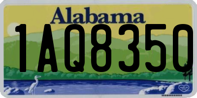 AL license plate 1AQ8350