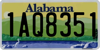 AL license plate 1AQ8351