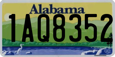 AL license plate 1AQ8352